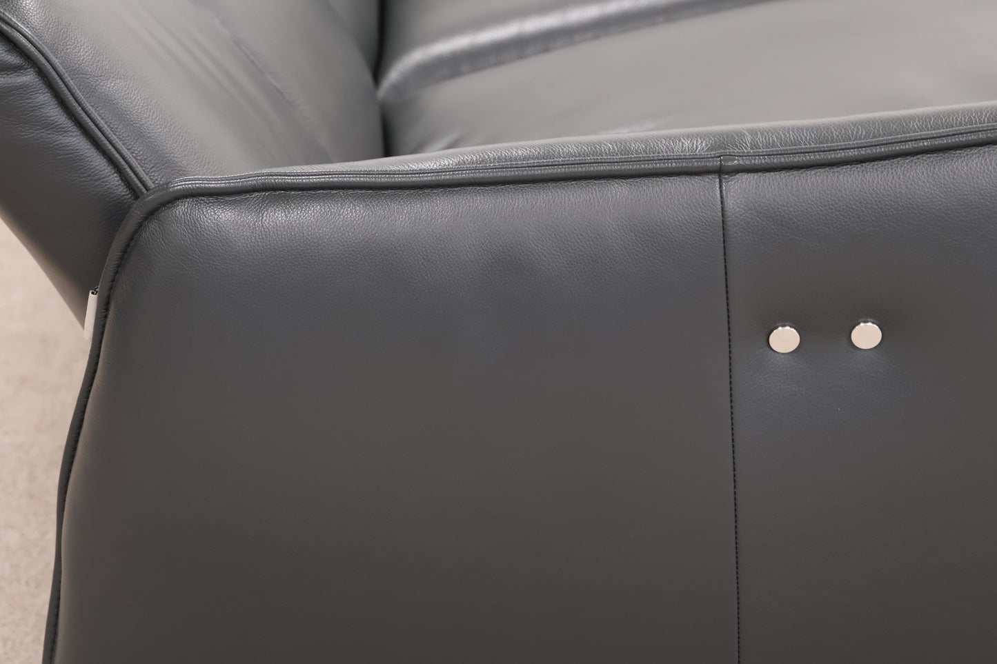 Hjort Knudsen Leather Recliner Sofa – Danish Design