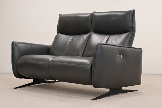 Hjort Knudsen Leather Recliner Sofa – Danish Design