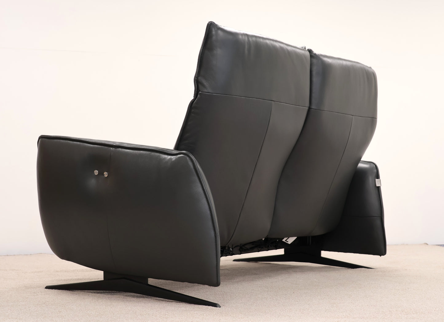 Hjort Knudsen Leather Recliner Sofa – Danish Design