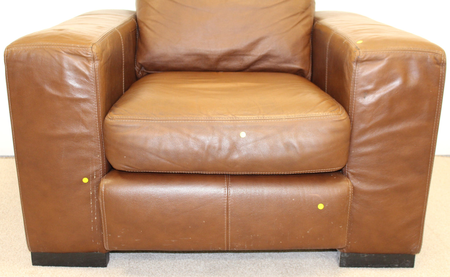 Brown Leather Armchair