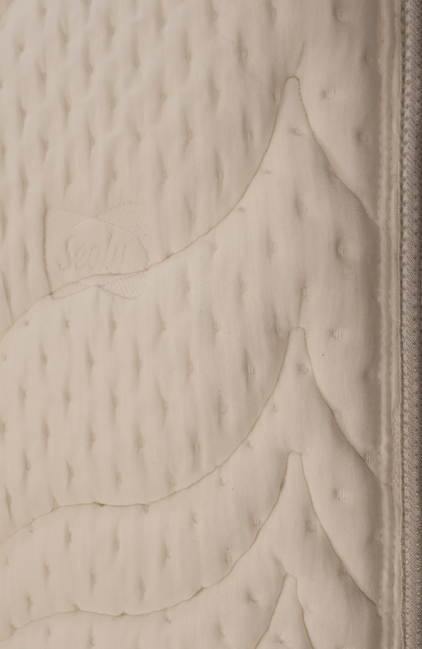 Double Divan Bed & Matching Headboard with Mattress by 'Sealy'.