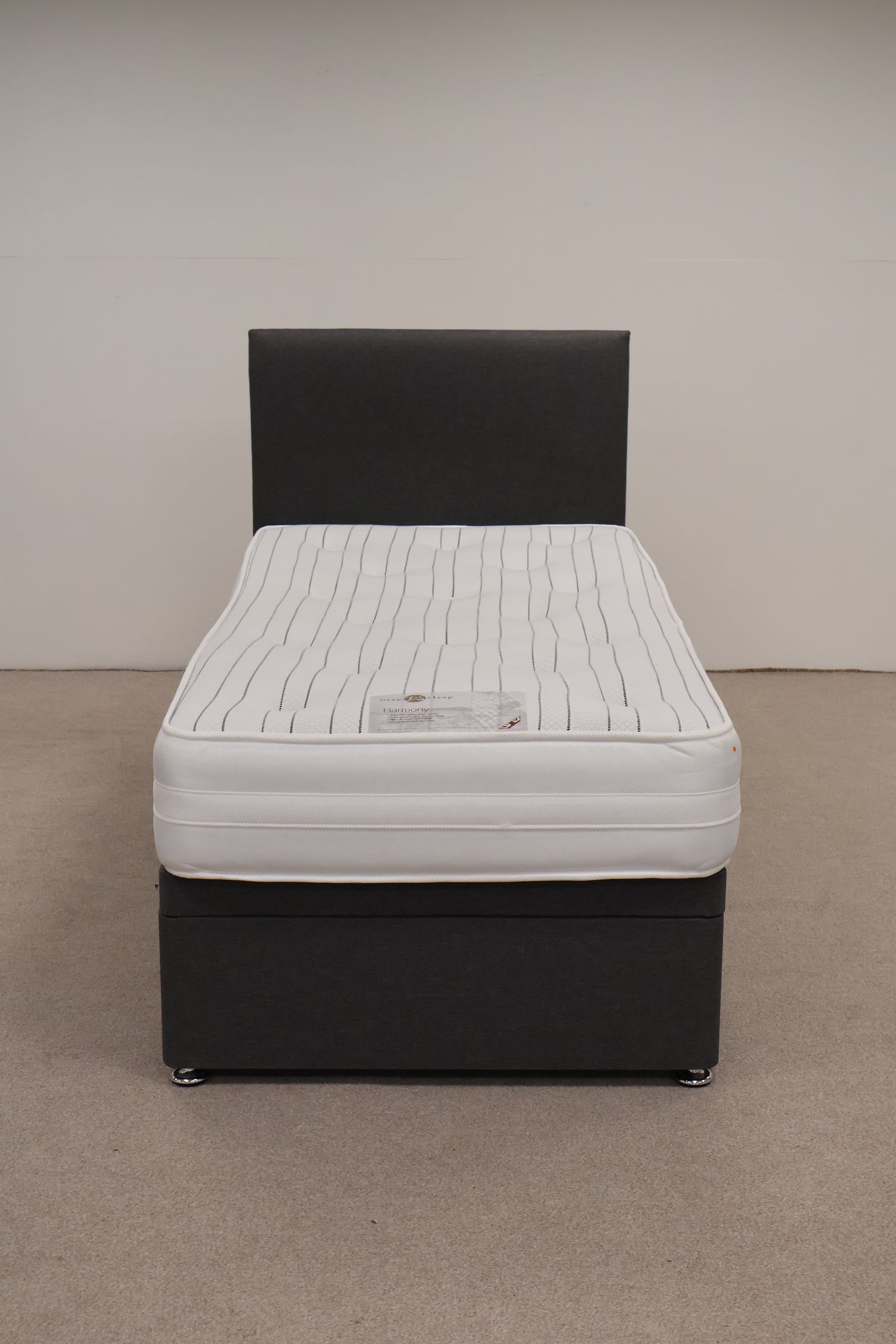 Single Divan Storage Bed with  Mattress