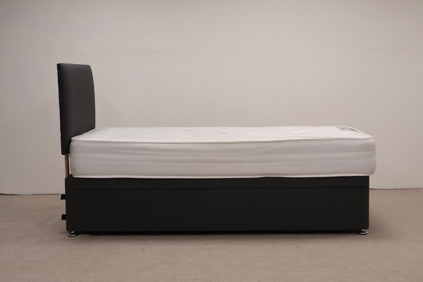 Single Divan Storage Bed with  Mattress