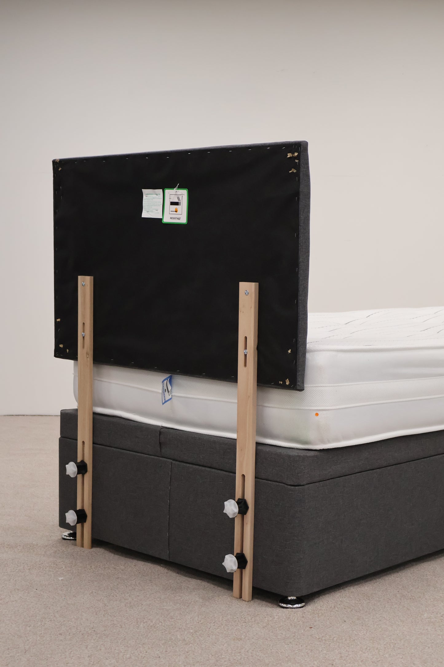 Single Divan Storage Bed with  Mattress