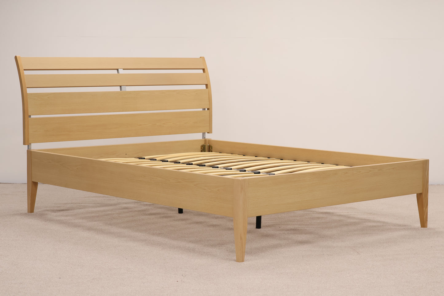 Contemporary King-Size Bed Frame + Mattress