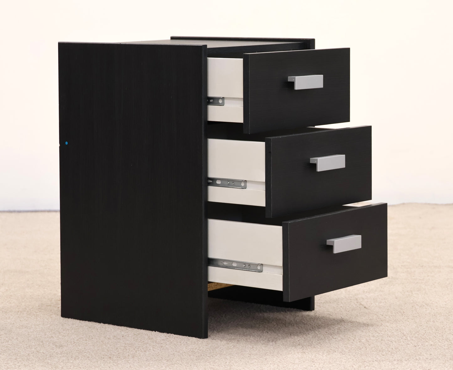Black Bedside Table