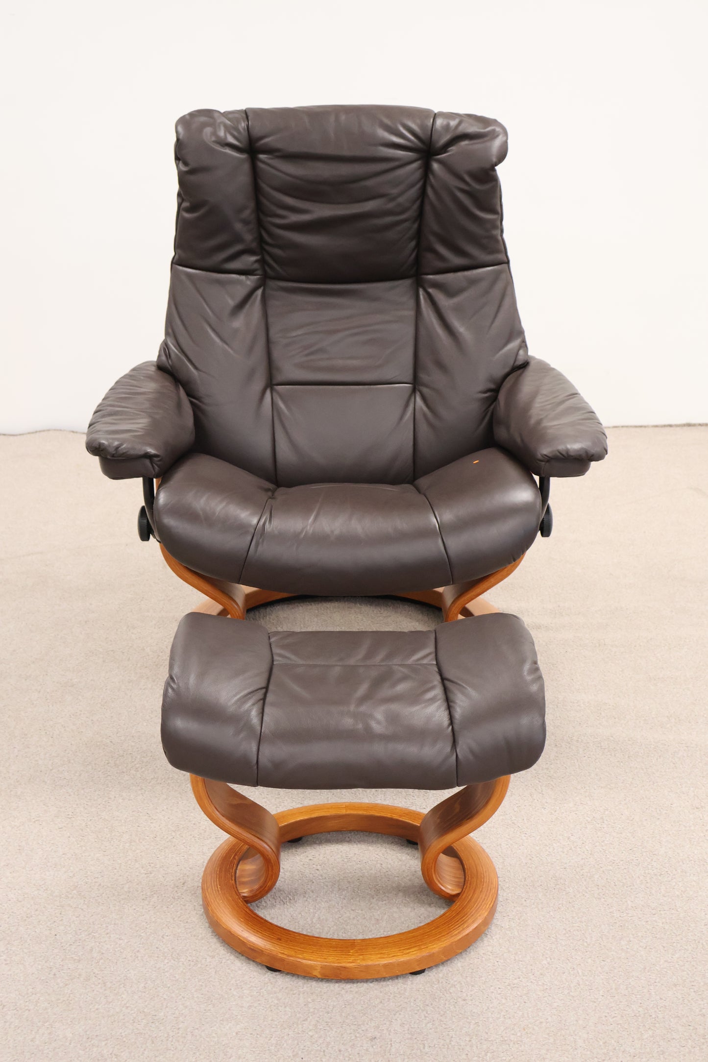 Recliner and Footstool by Ekornes - 'Stressless' Range