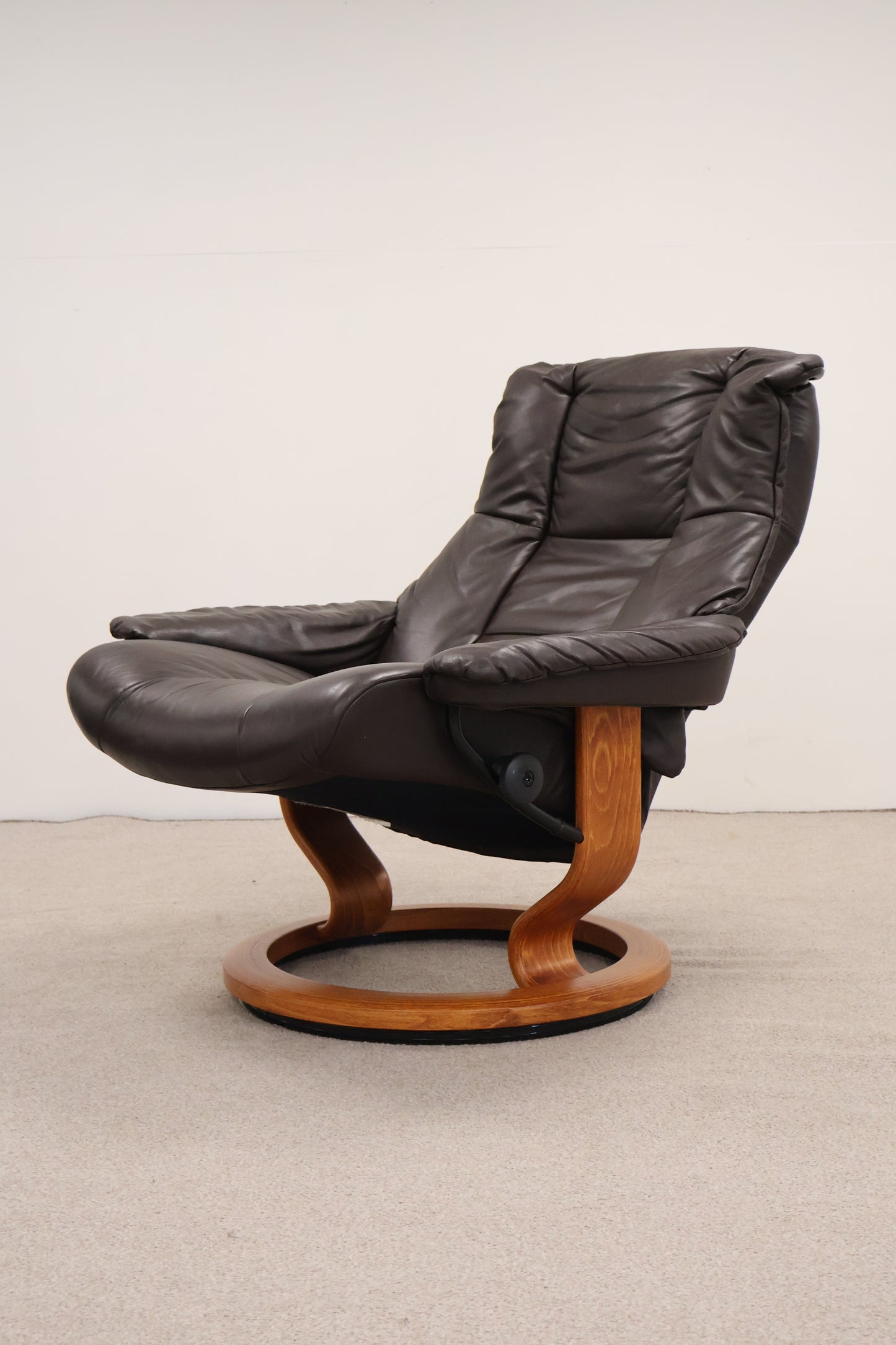 Recliner and Footstool by Ekornes - 'Stressless' Range
