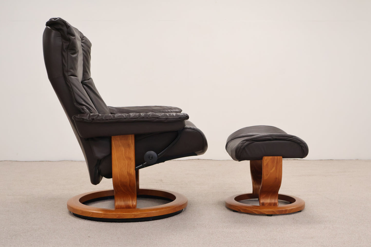 Recliner and Footstool by Ekornes - 'Stressless' Range