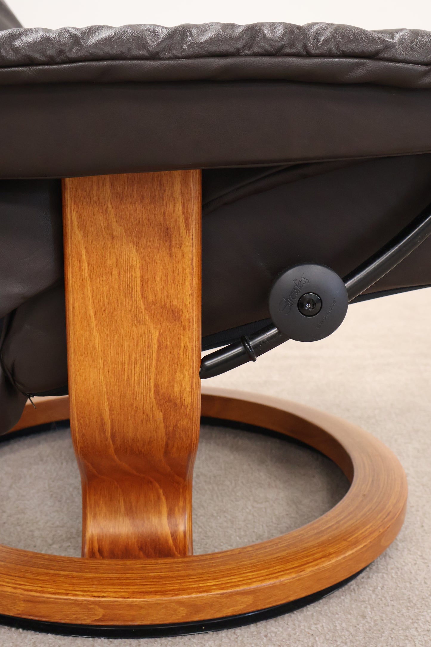 Recliner and Footstool by Ekornes - 'Stressless' Range