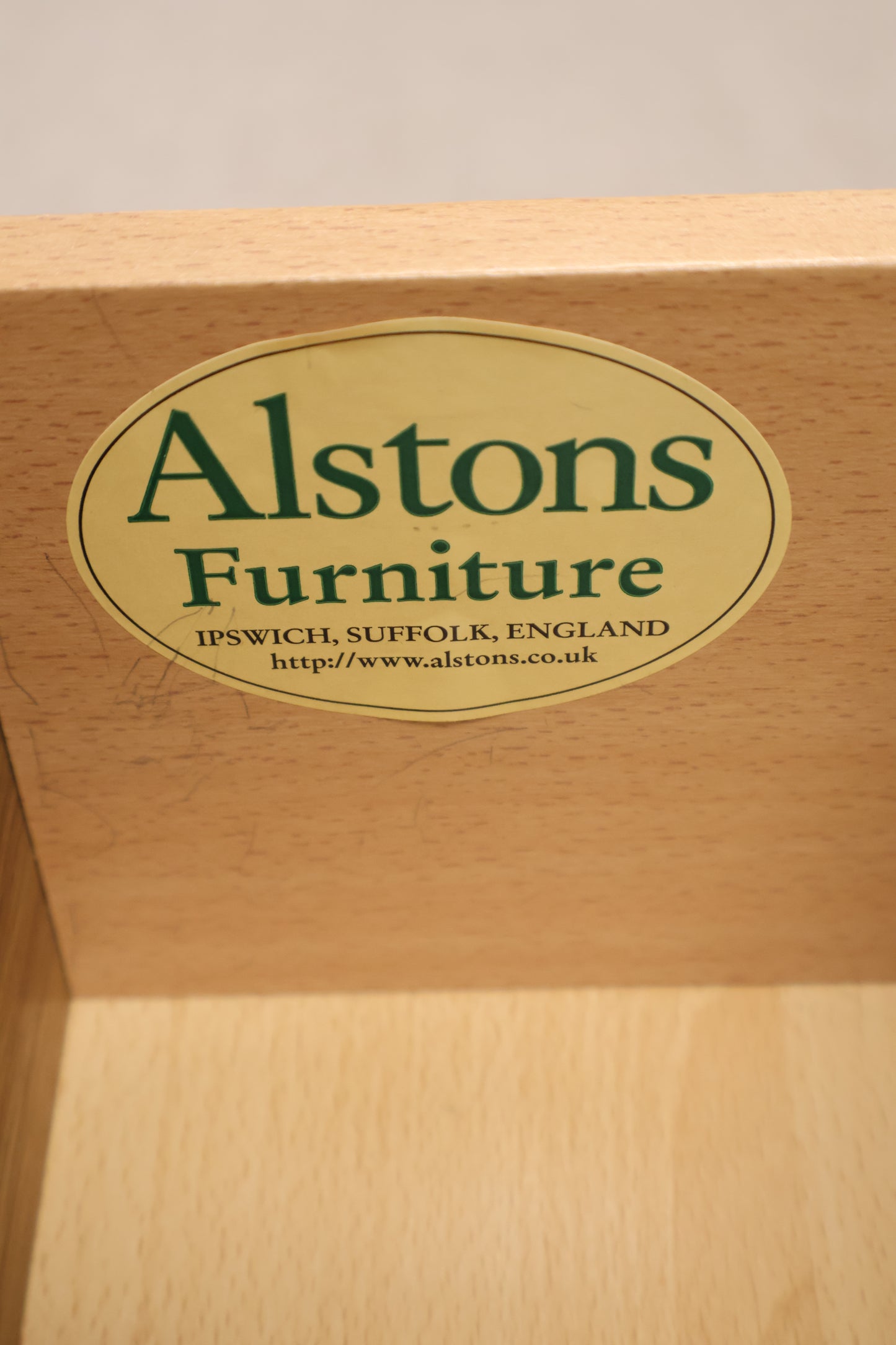 Bedside Cabinet by Alstons Furniture