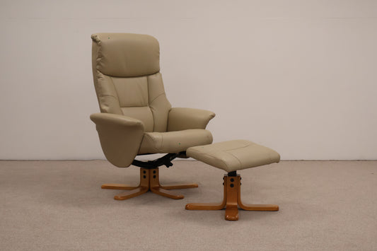 Recliner and Footstool by Global Furniture Alliance