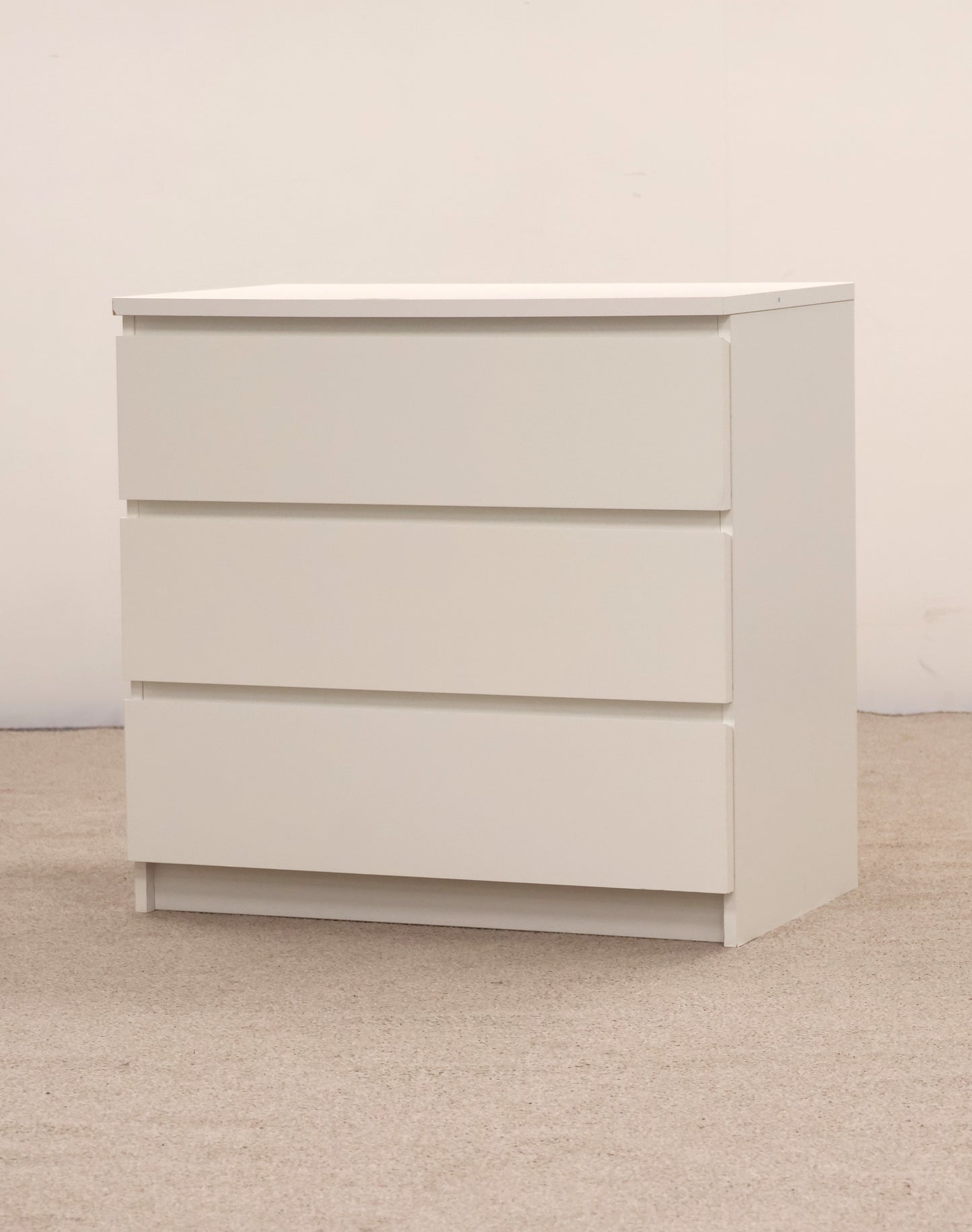White Chest of Three Drawers