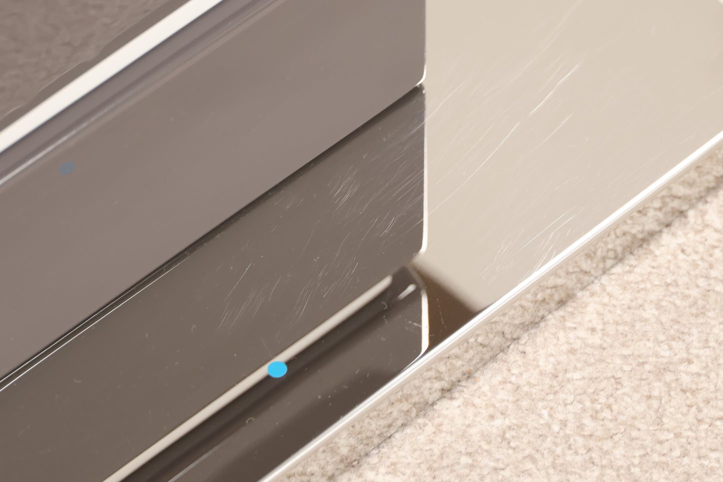 Grey Gloss Side Table