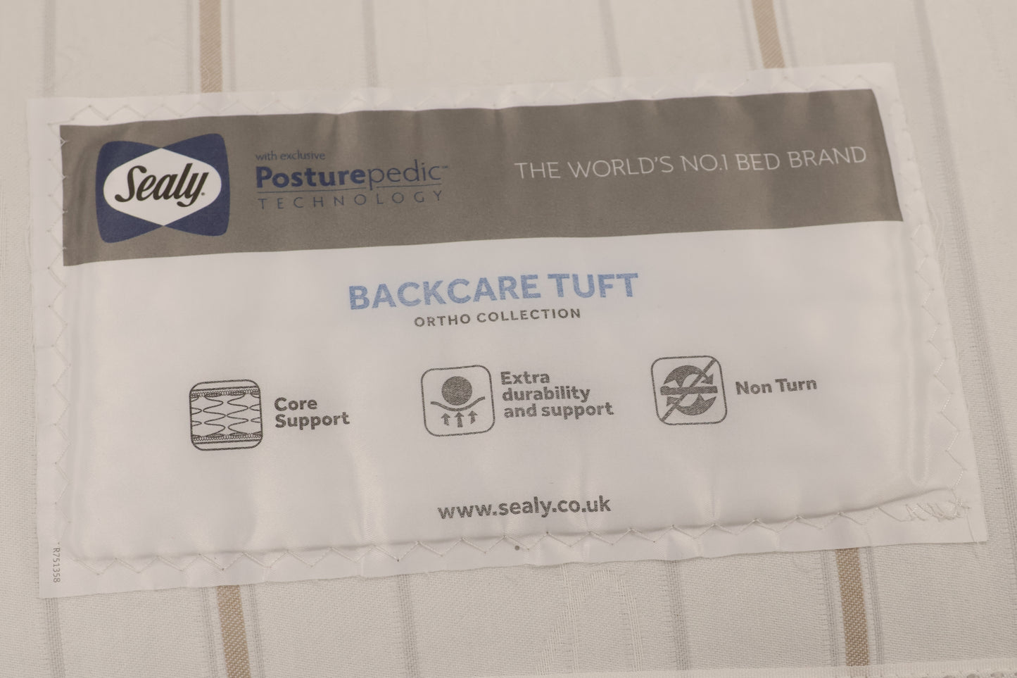 Single Bed & Mattress by Sealy