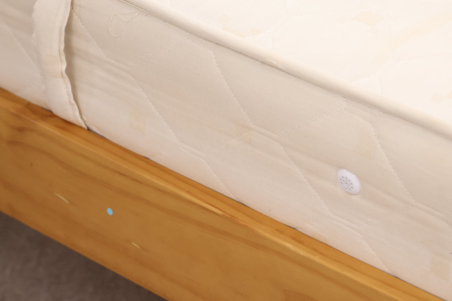 Pine Single Bed with Sanitised Mattress