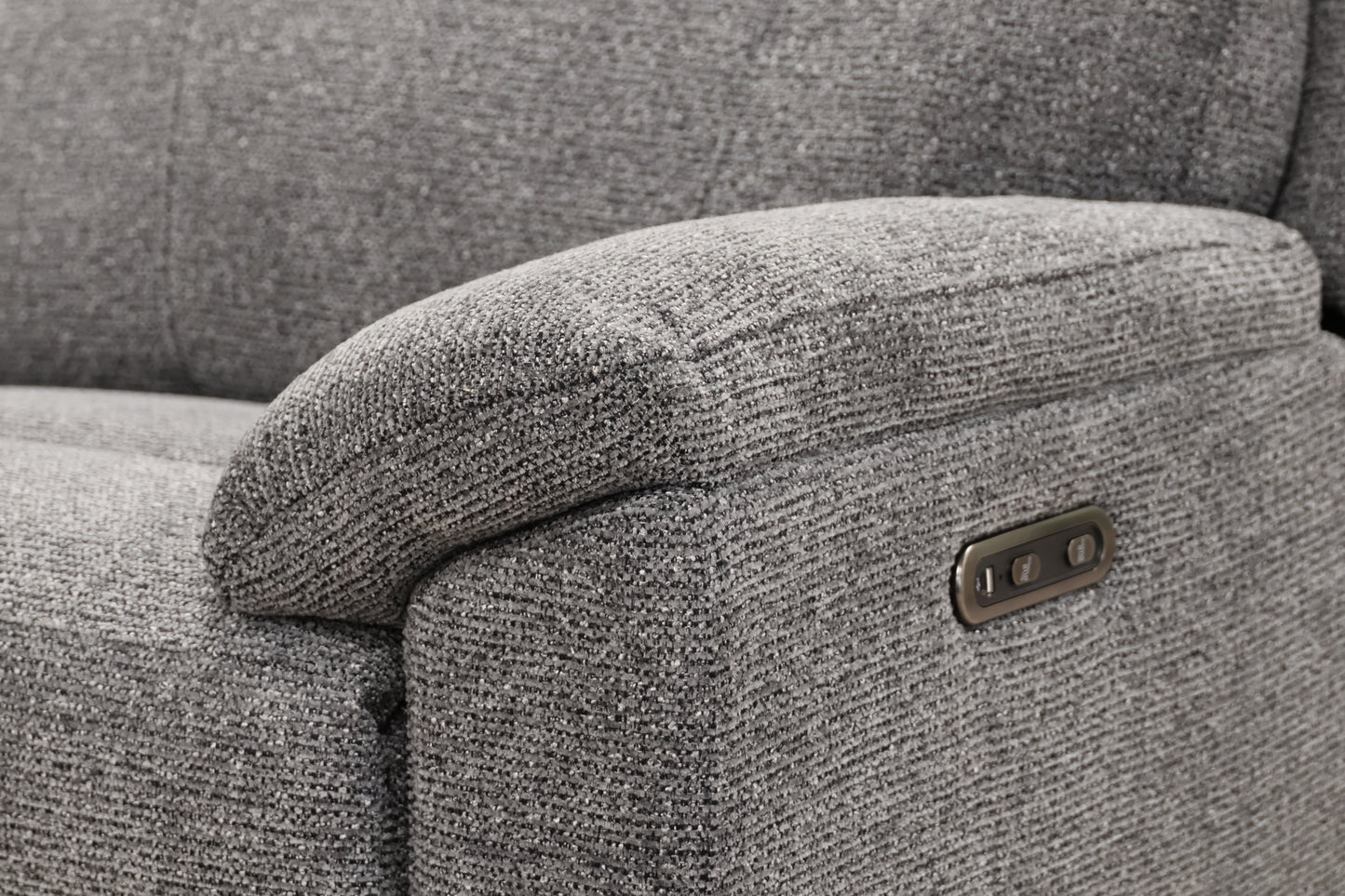 Grey Electric Recliner