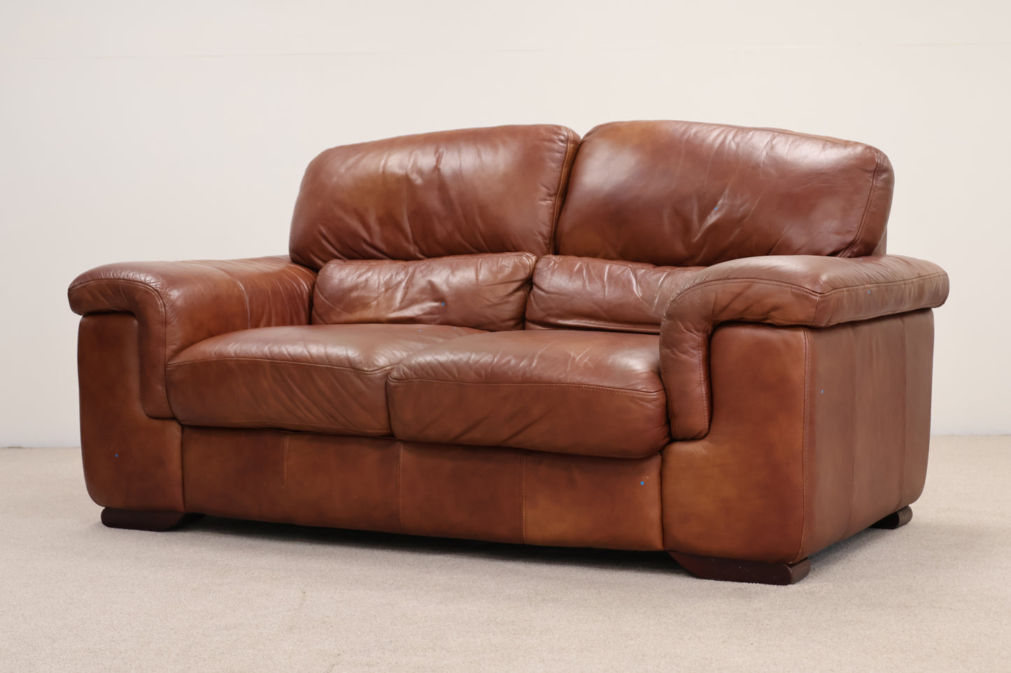 Brown Leather Sofa