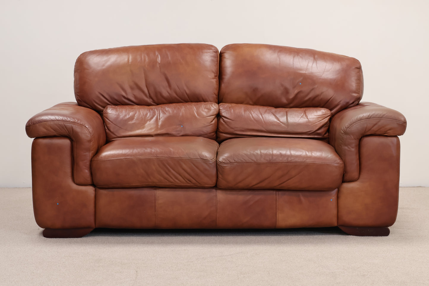 Brown Leather Sofa