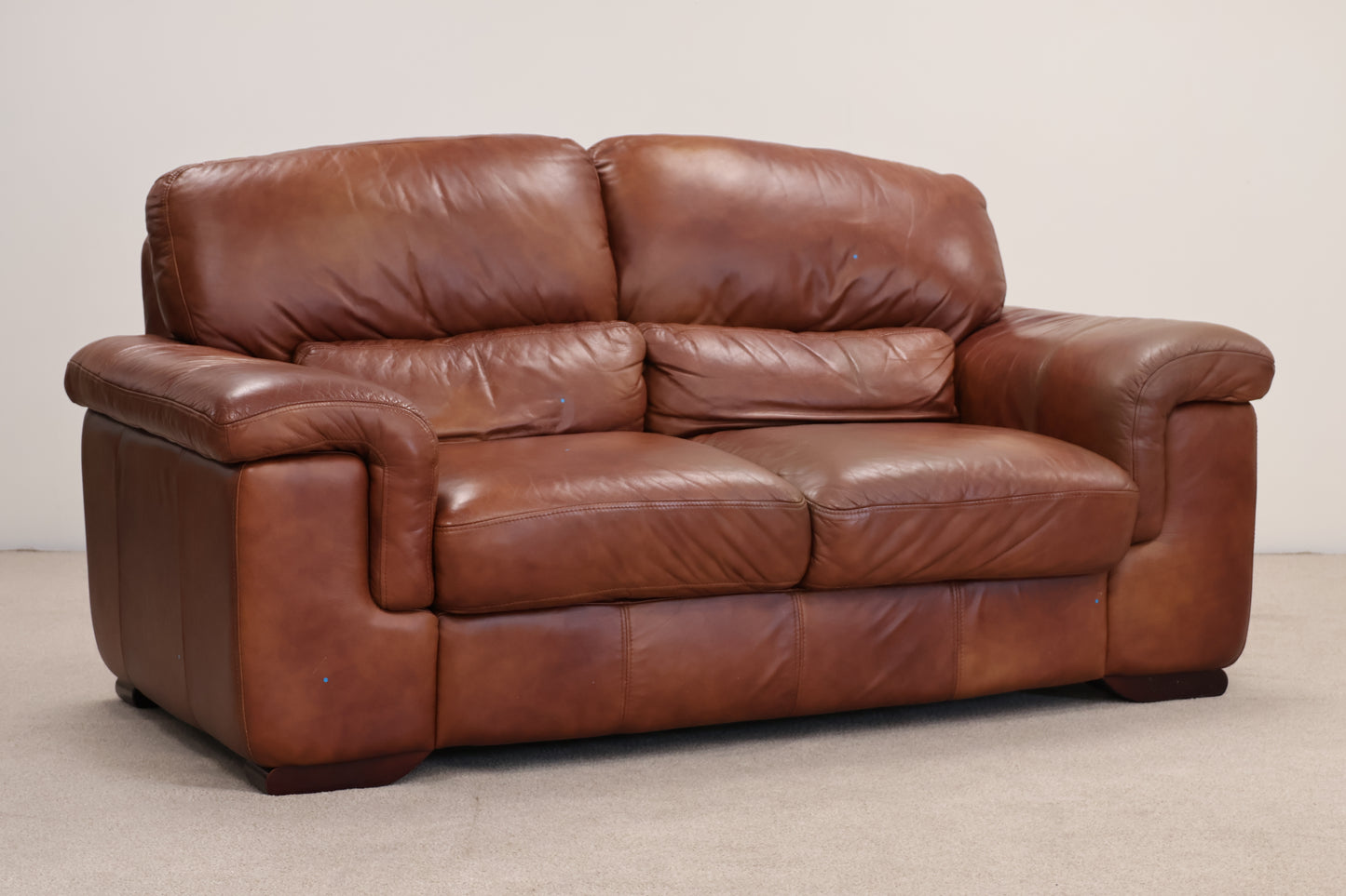 Brown Leather Sofa