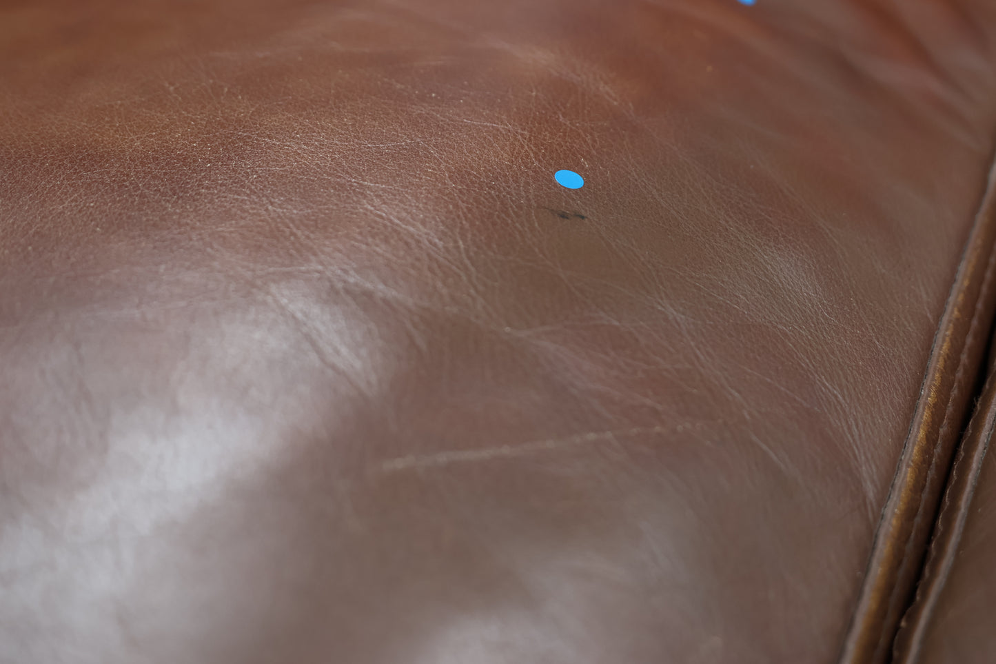 Brown Leather Sofa