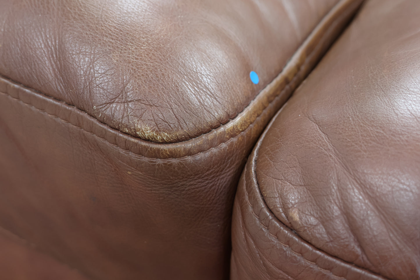 Brown Leather Sofa