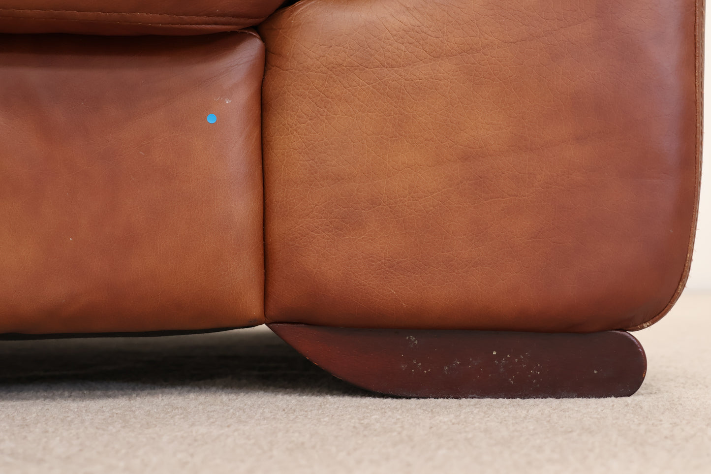 Brown Leather Sofa