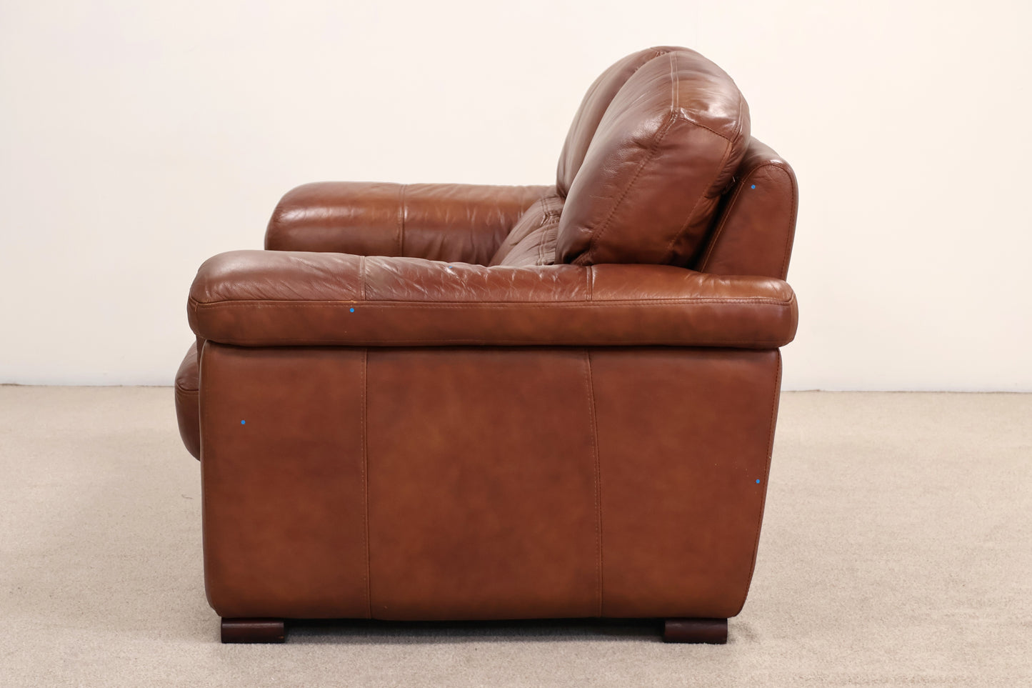 Brown Leather Sofa