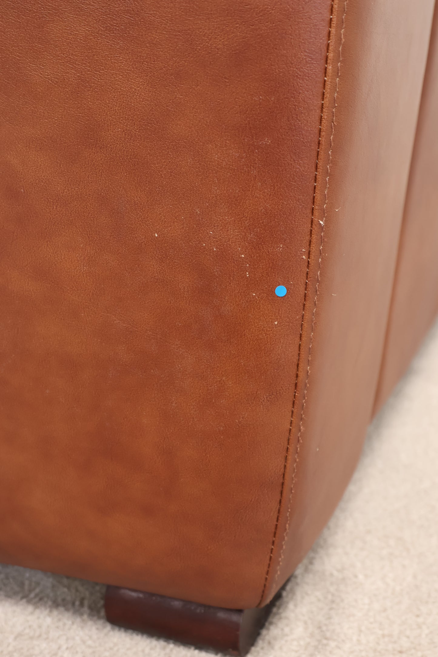Brown Leather Sofa