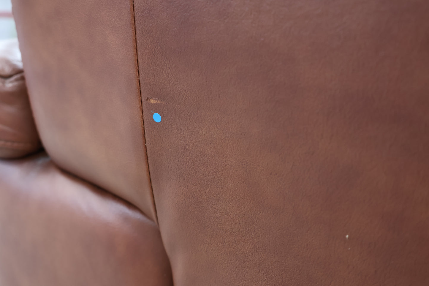 Brown Leather Sofa