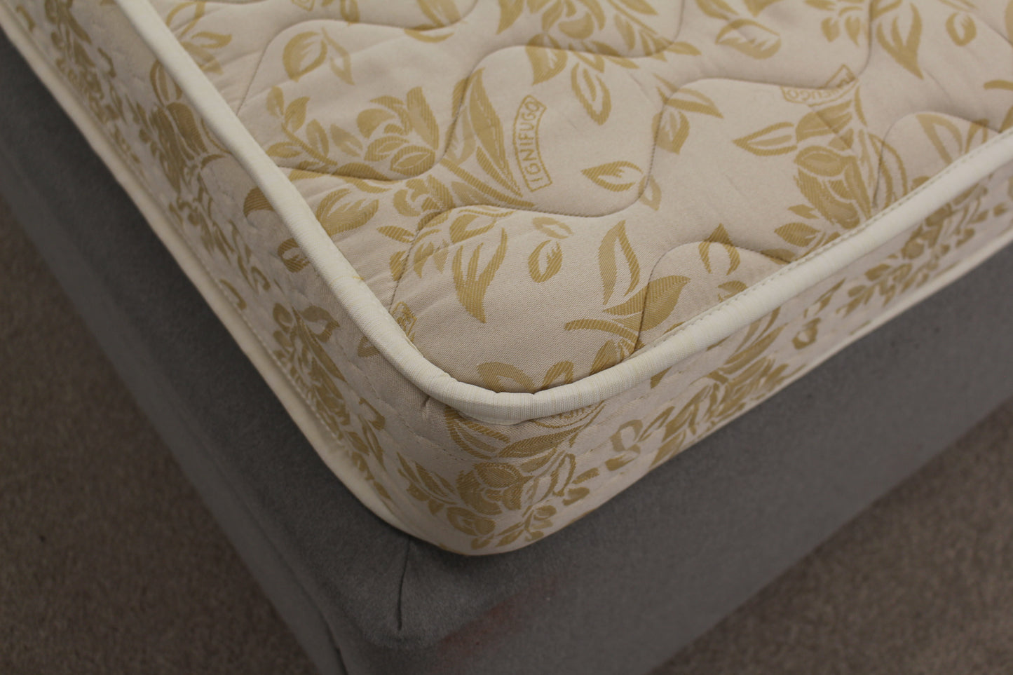 Grey Divan & Crème Mattress