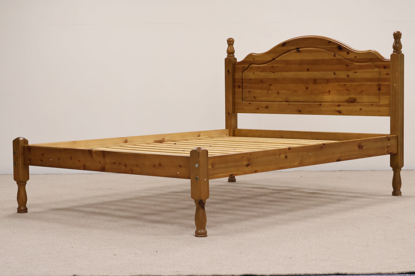 'Antique' Pine Double Bed