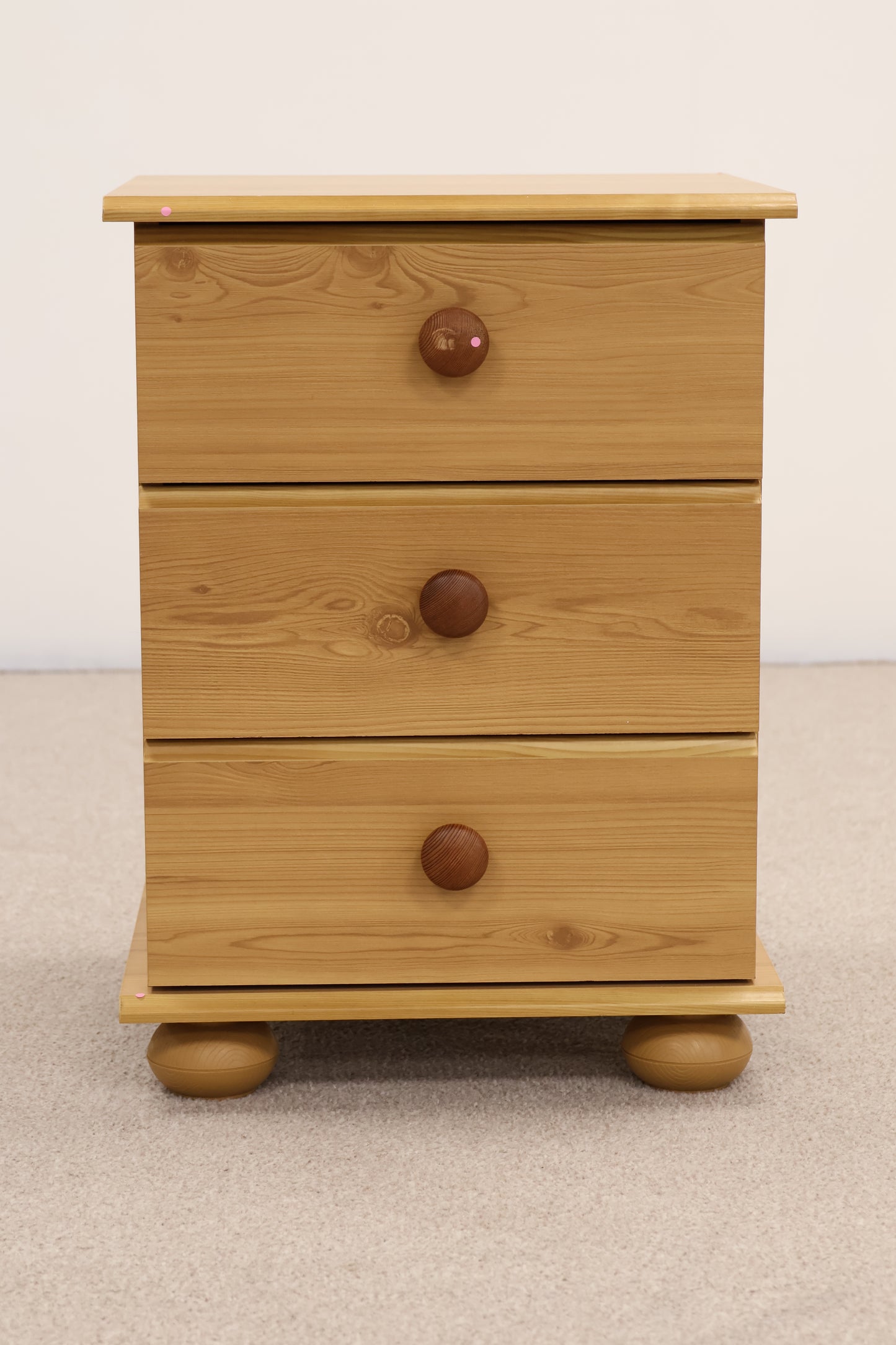 Pine Effect Bedside