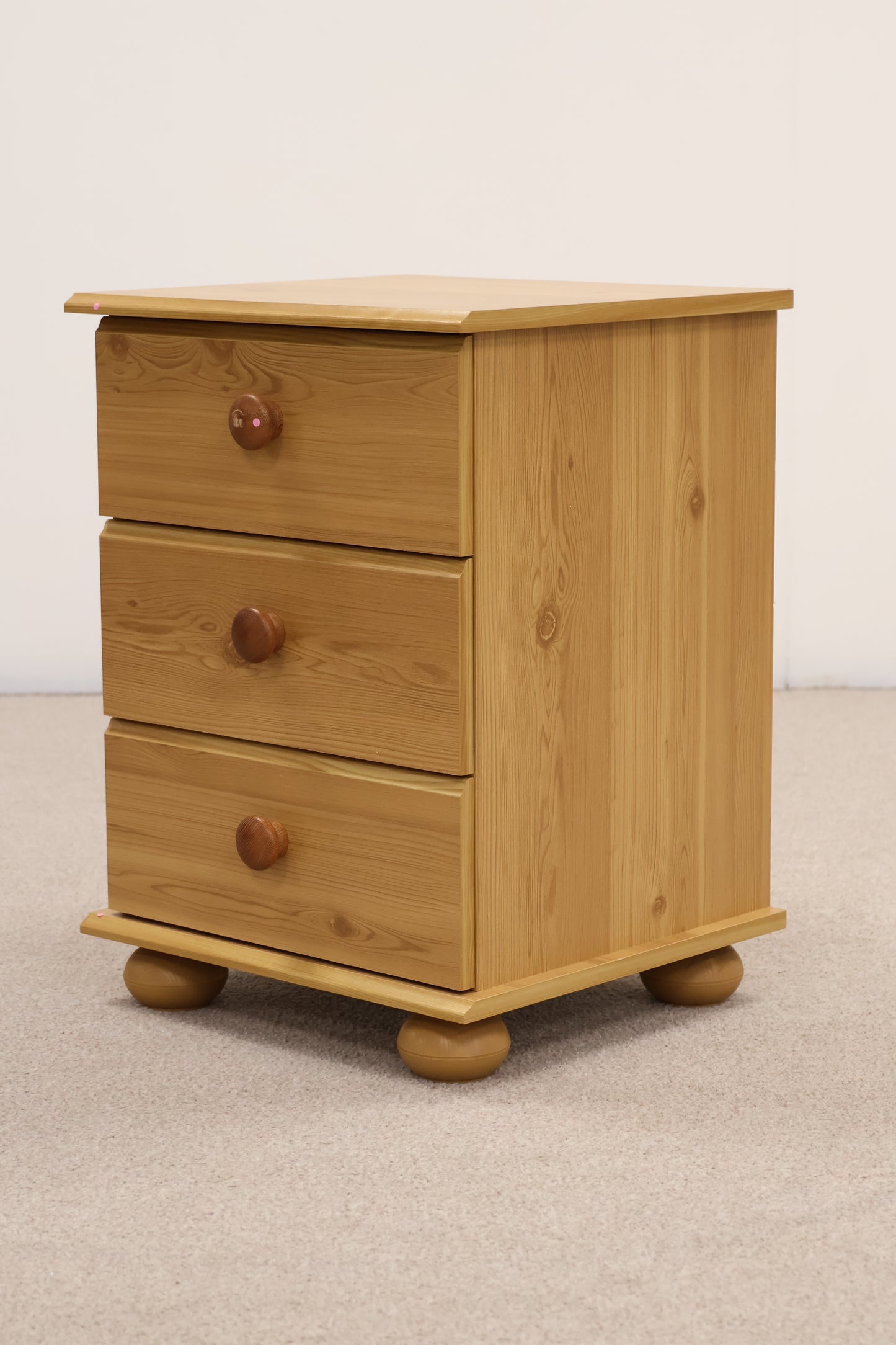 Pine Effect Bedside