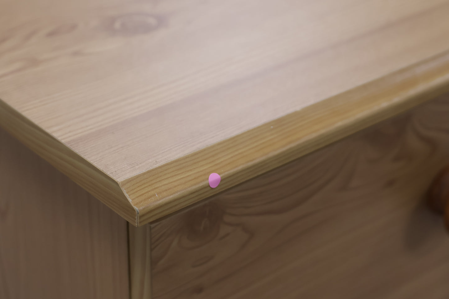 Pine Effect Bedside