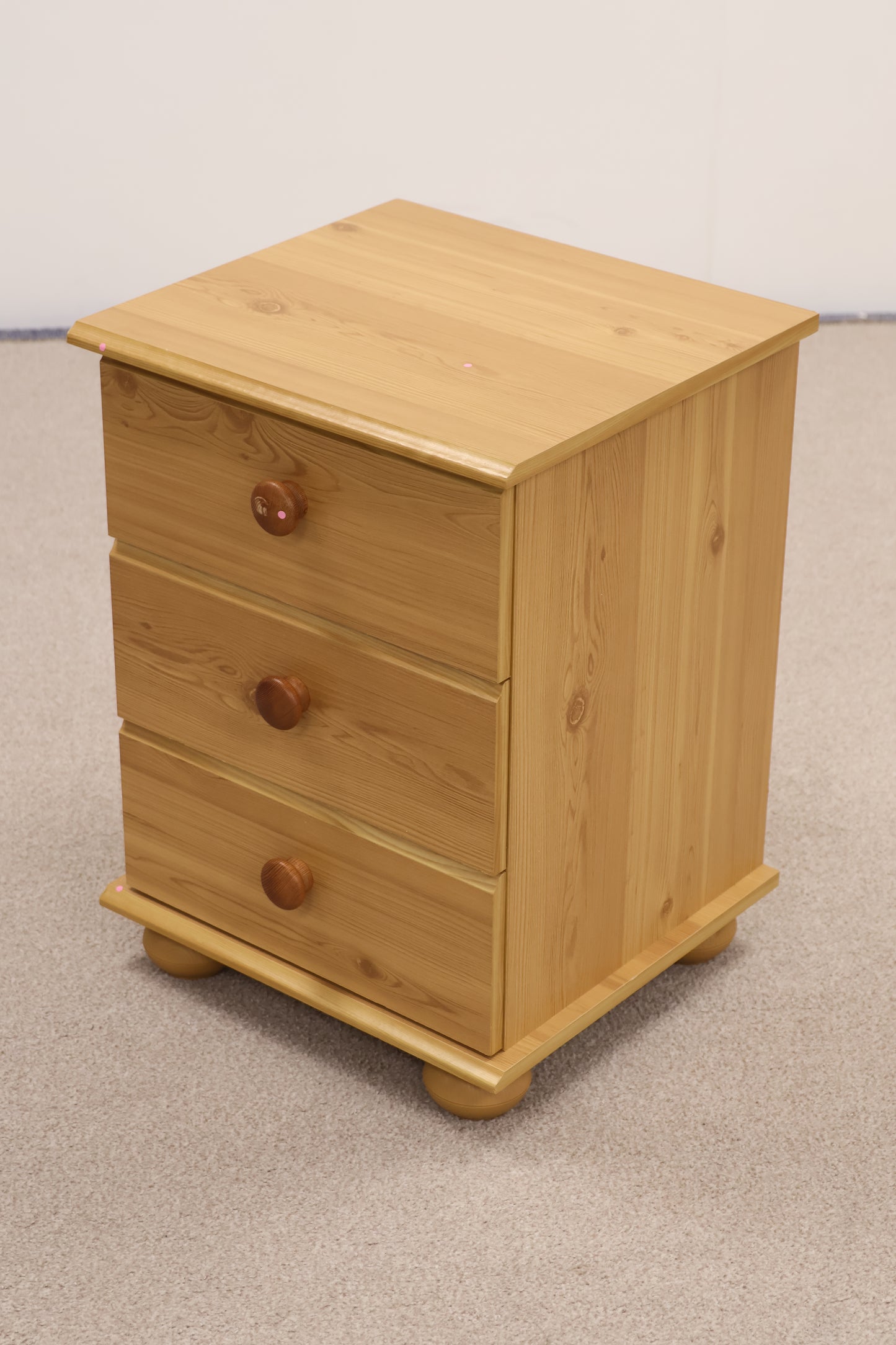Pine Effect Bedside