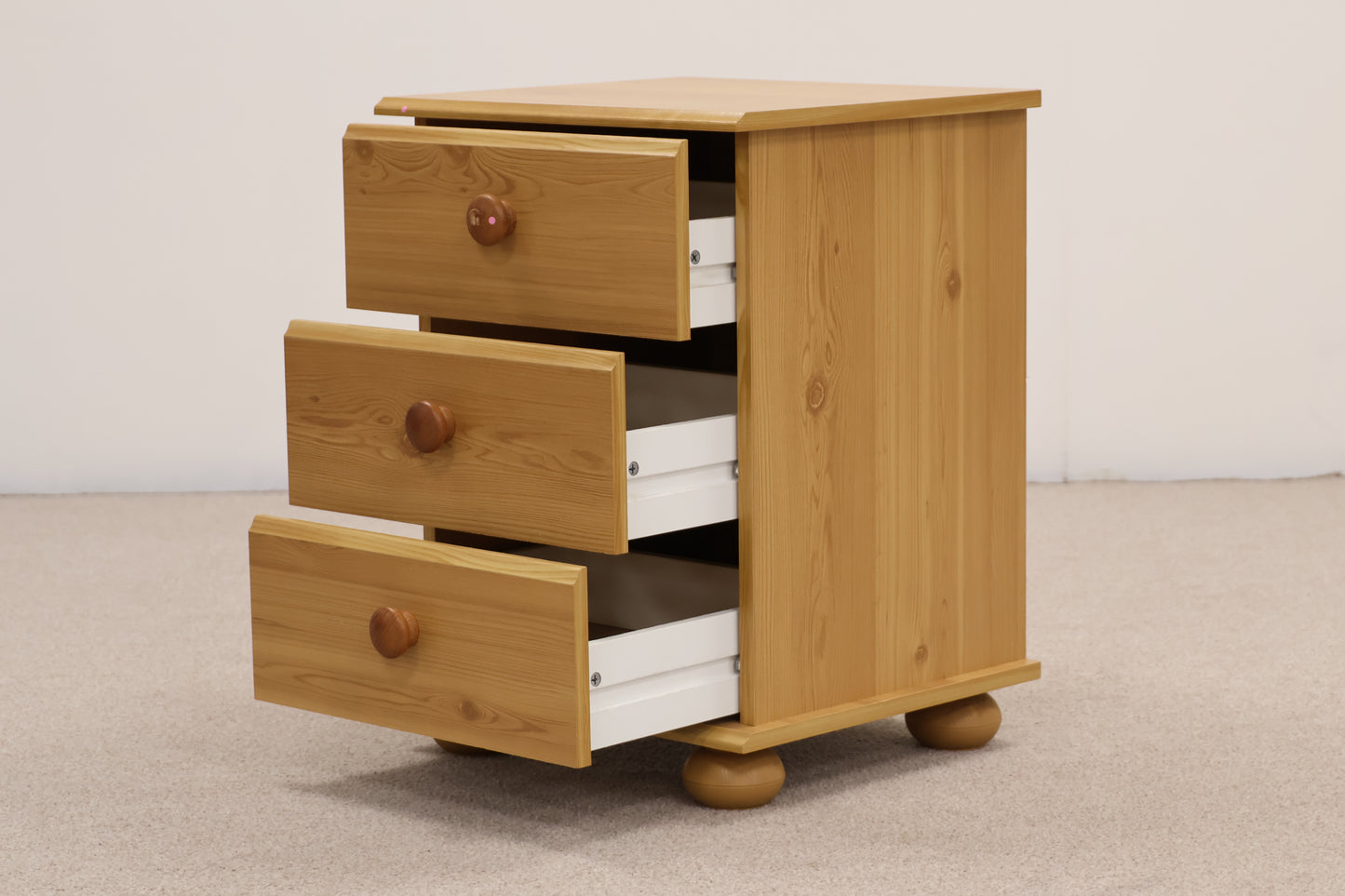 Pine Effect Bedside