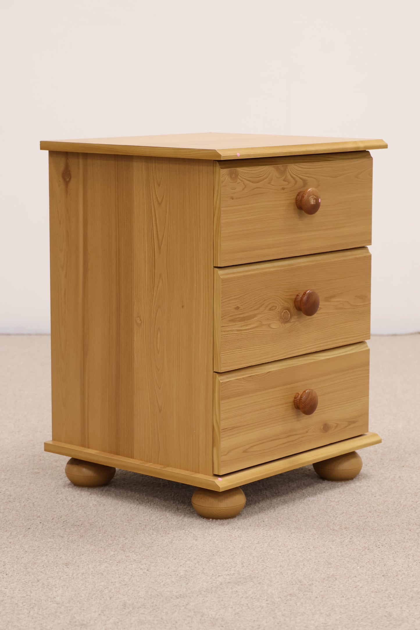 Pine Effect Bedside