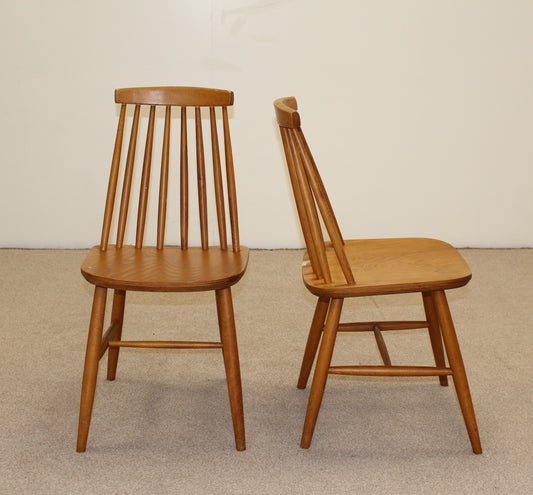 Set of Two Pine Chairs