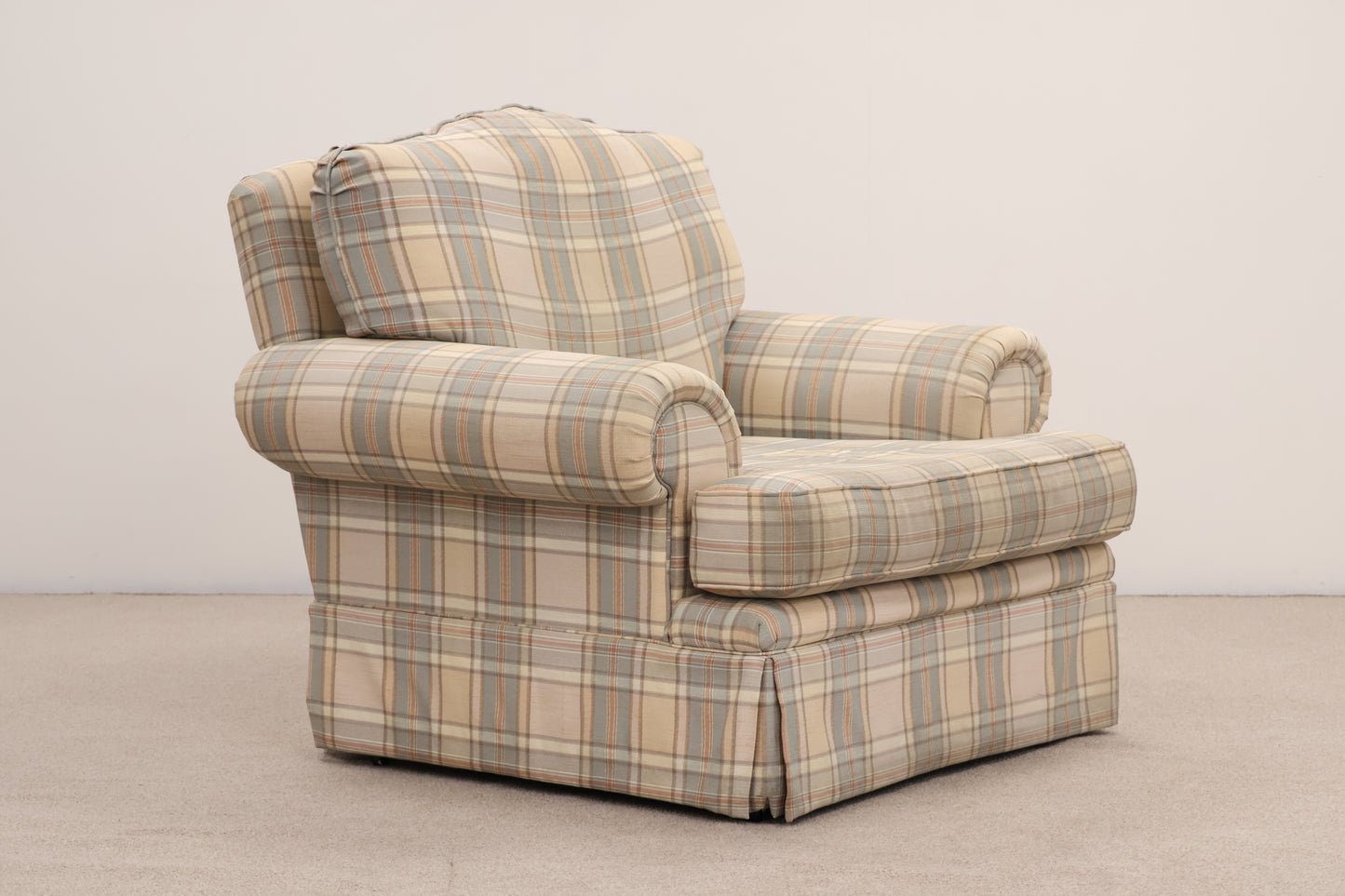 Plaid Armchair