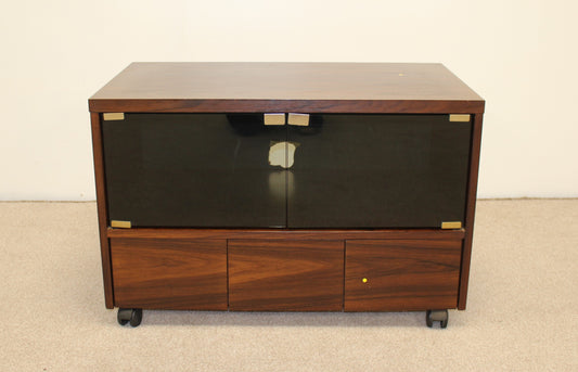 Dark Wood Tv/Stereo Unit