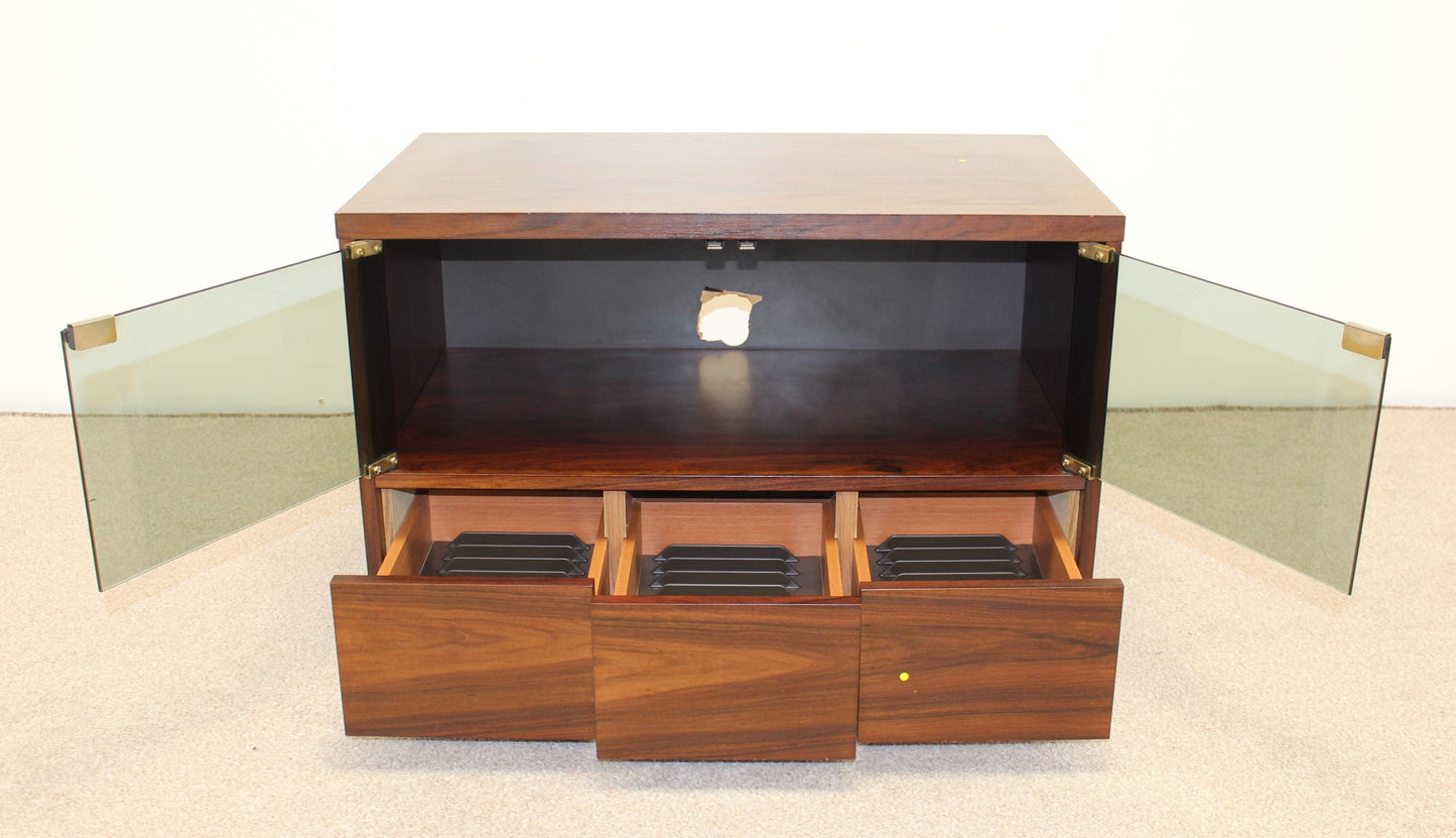 Dark Wood Tv/Stereo Unit