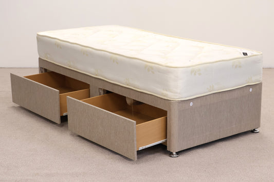 Divan Single Bed and Mattress
