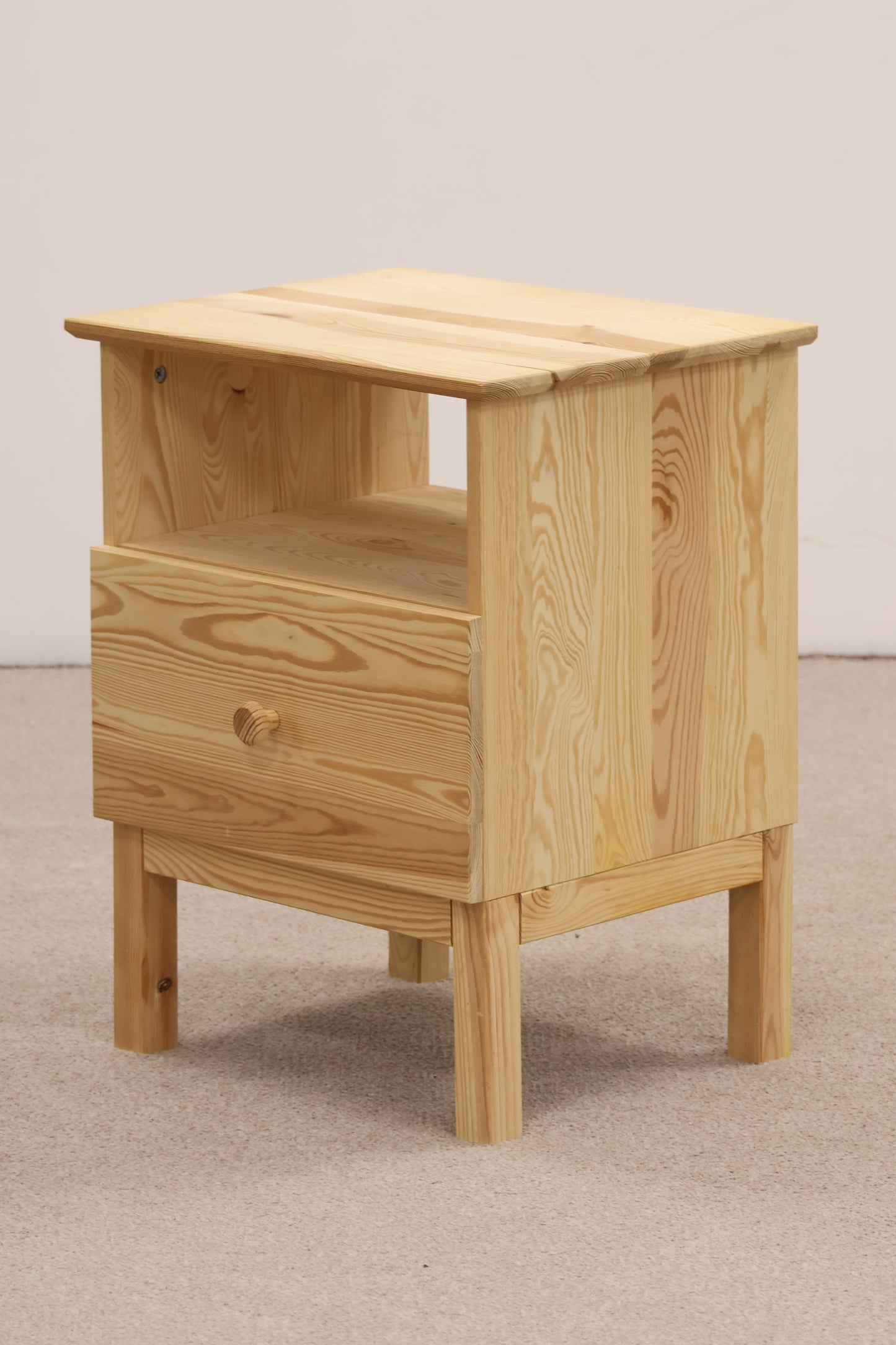 Pine Bedside Table by Ikea