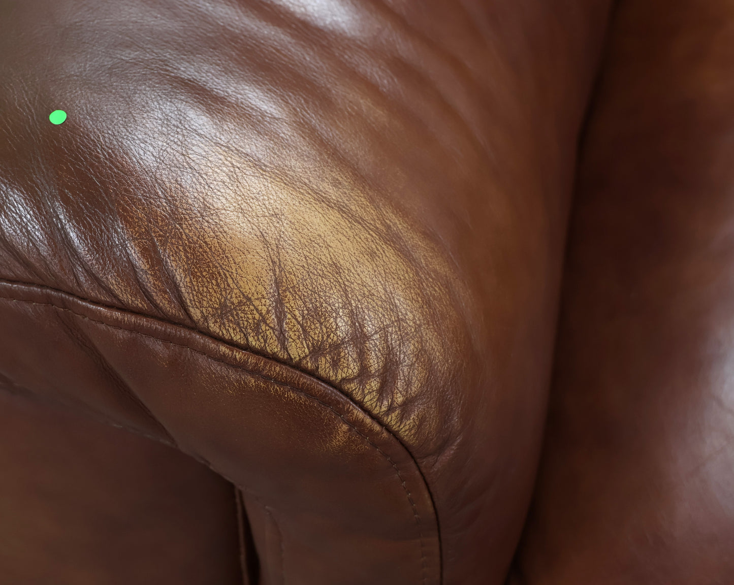 Brown Leather Sofa