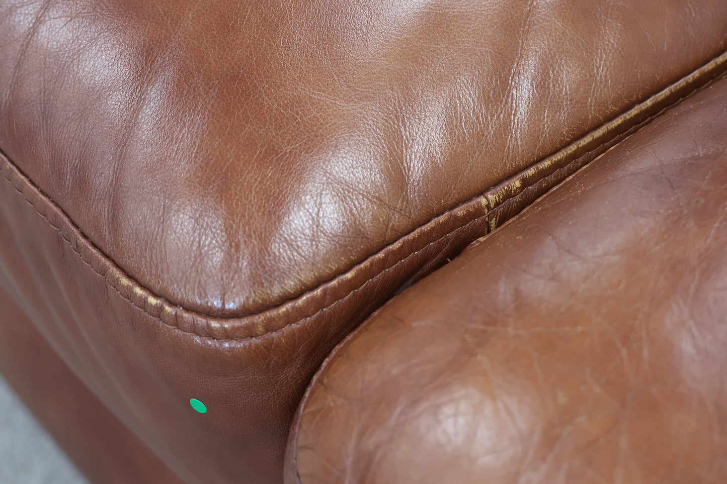 Brown Leather Sofa