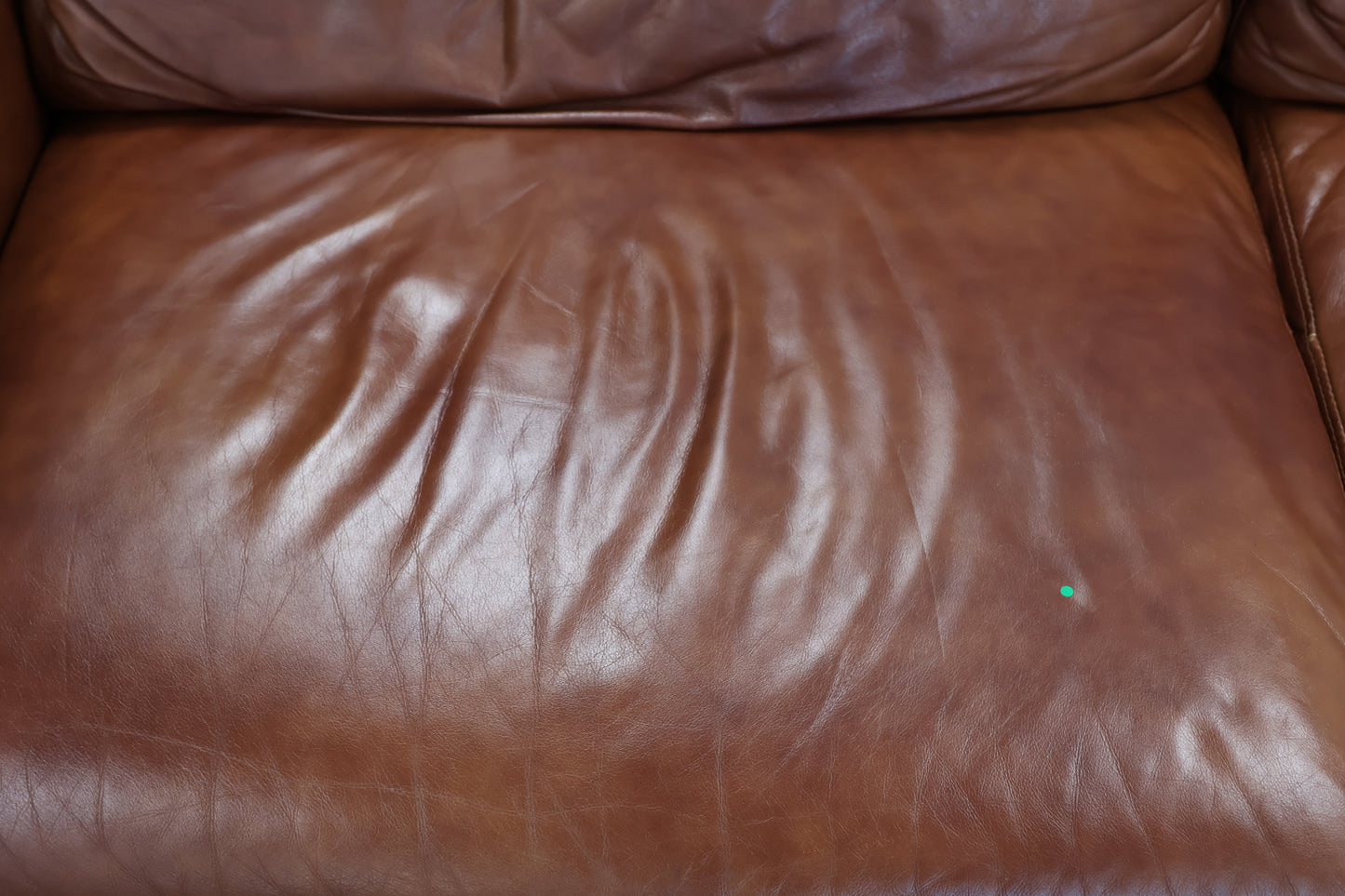 Brown Leather Sofa