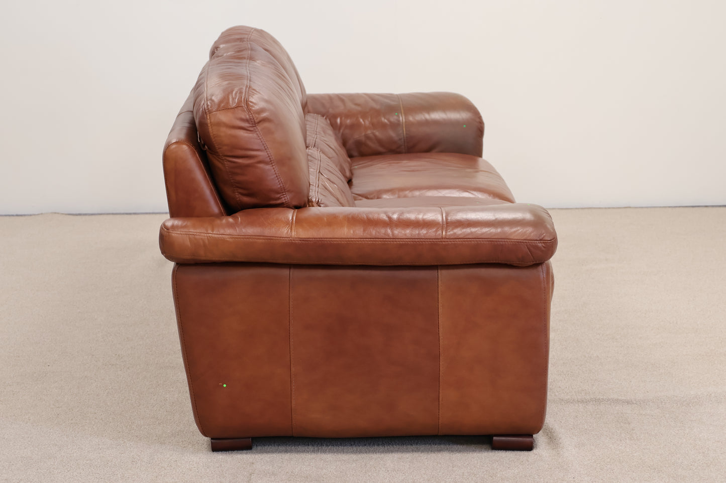 Brown Leather Sofa