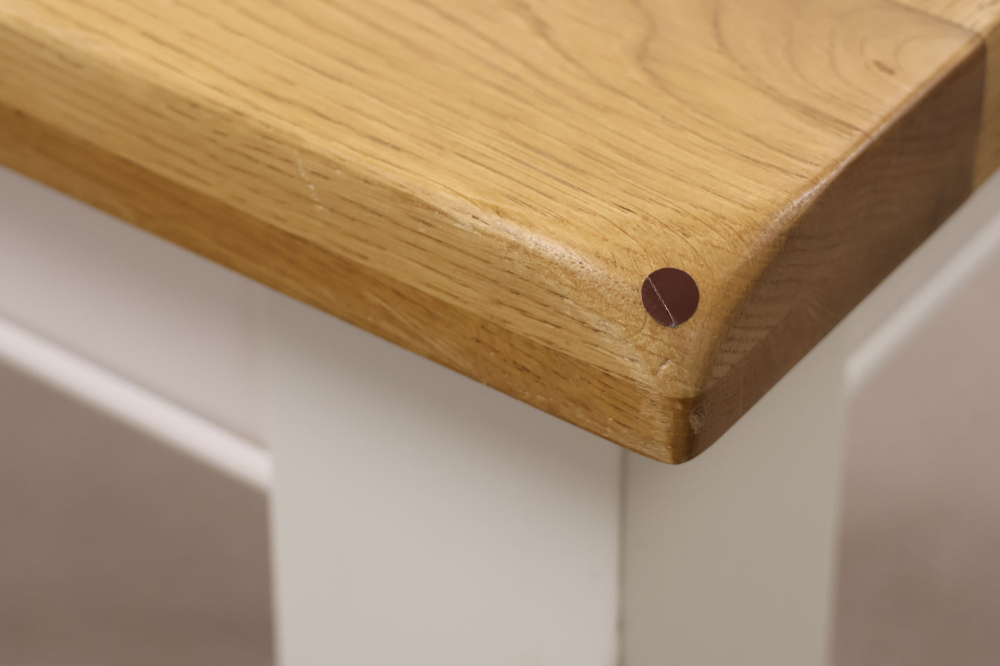 Oak Dining Table and Six Chairs