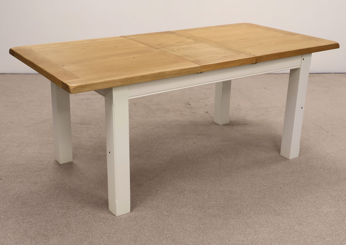 Oak Dining Table and Six Chairs